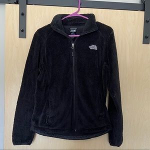 North Face Black Fleece Zip-up